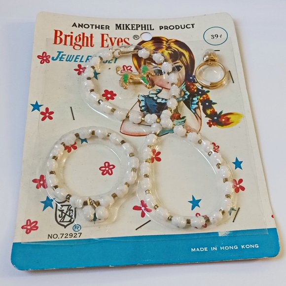 Vintage 1960s Toy Jewelry Kit by Bright Eyes, NOS - Picture 8 of 11